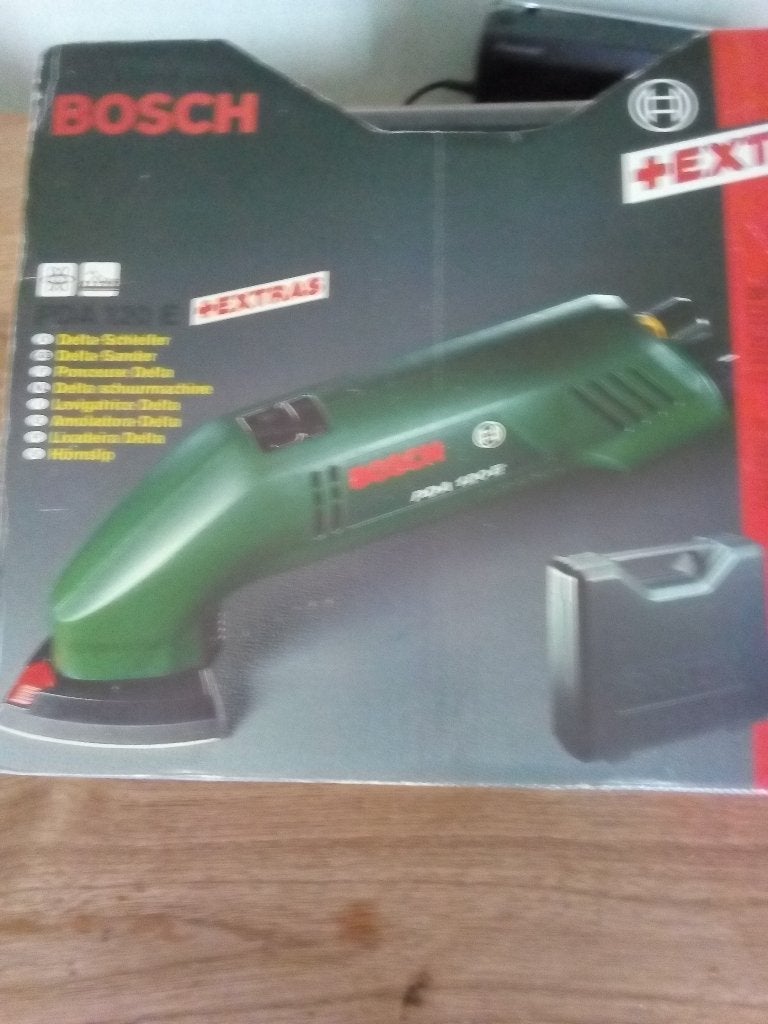 Schuurmachine Bosch PDA 120 E, Doe-het-zelf en Bouw, Gereedschap | Schuurmachines, Ophalen of Verzenden, Gebruikt, Minder dan 600 watt