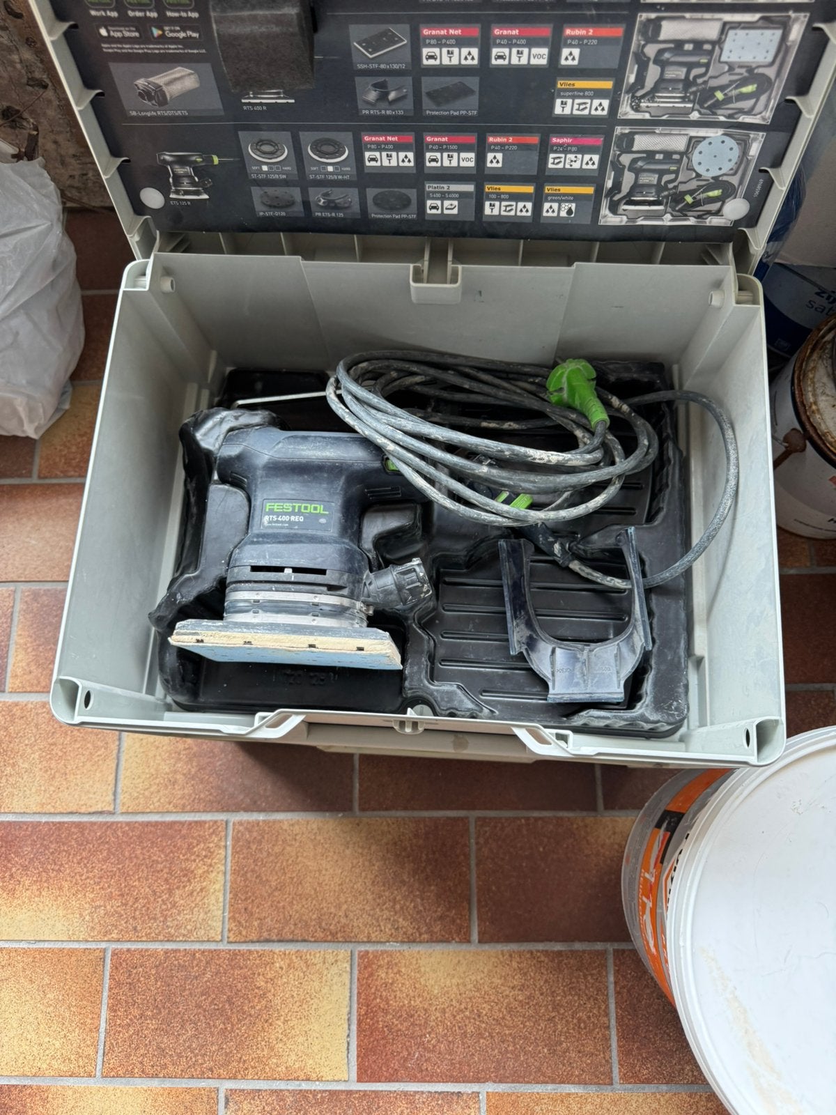 Festool vlakschuurmachine, Enlèvement, Utilisé, Ponceuse orbitale