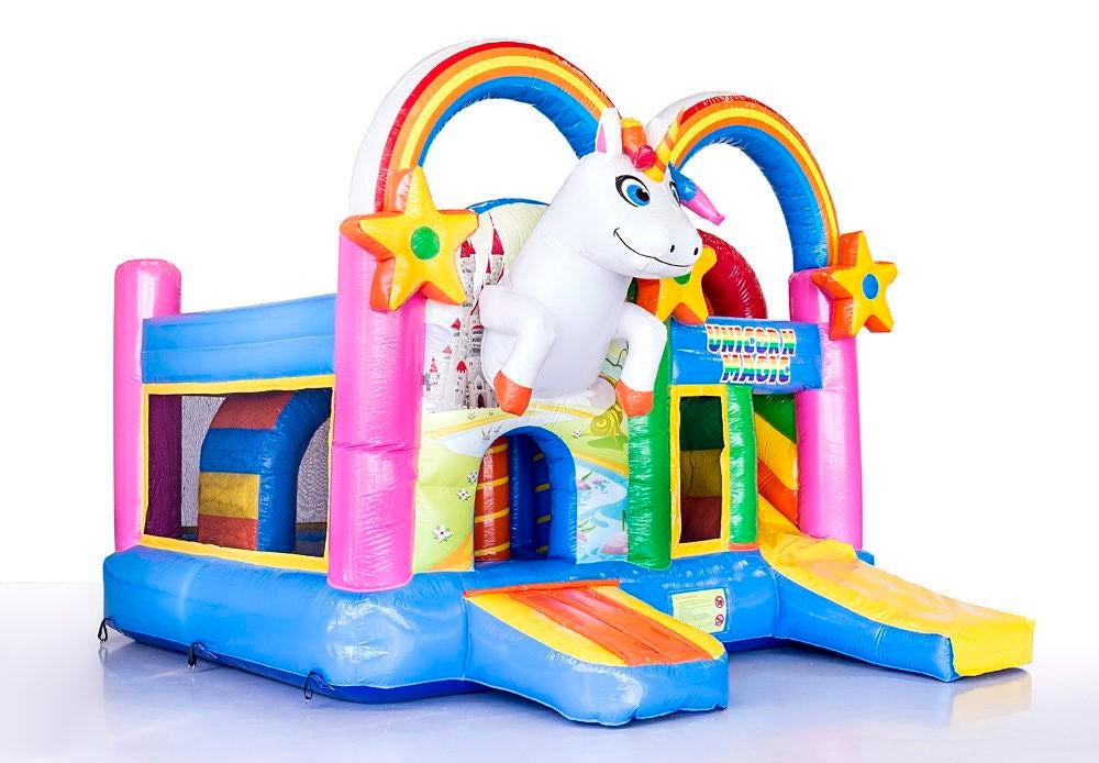 Unicorn springkasteel te huur, Enlèvement