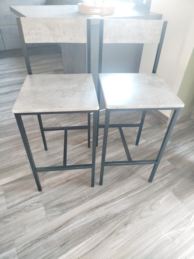 Tabouret de bar, Synthétique, 2 tabourets, Enlèvement, Utilisé