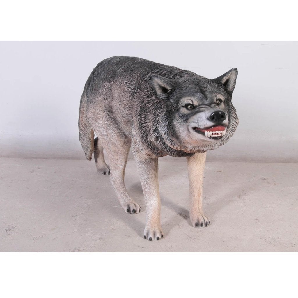 Wolfsbeeld, lengte 129 cm - Wolf, Ophalen, Nieuw