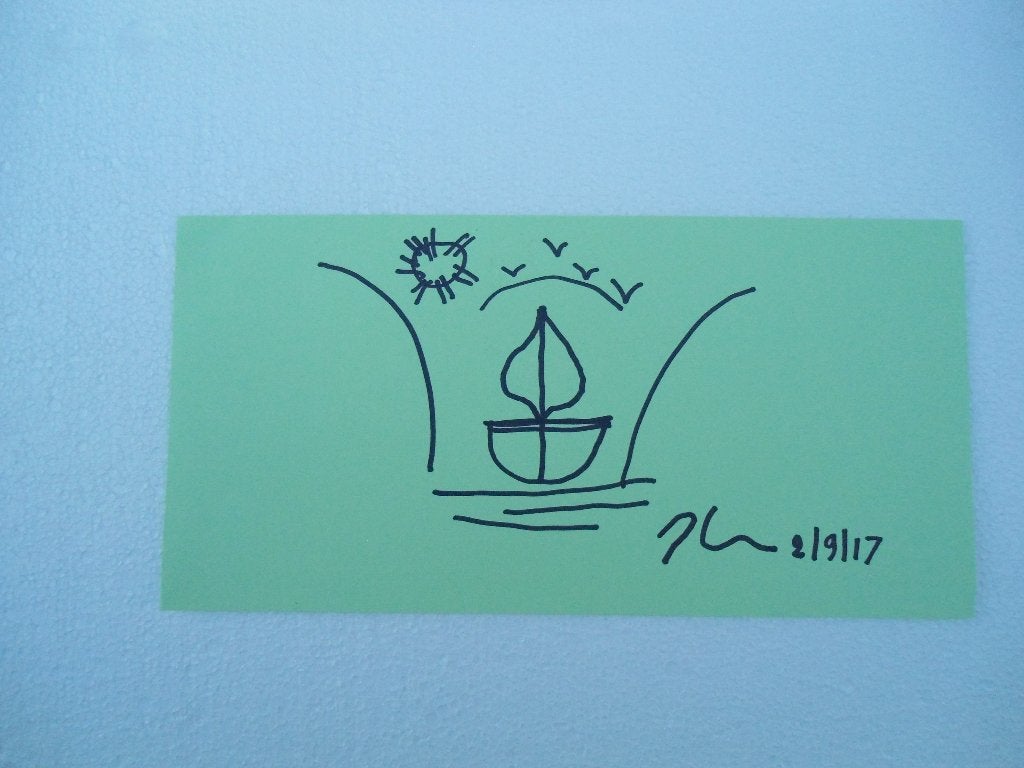 Dessin : Jeff Koons x2, Antiquités & Art, Enlèvement ou Envoi, Dessin, Dessin à la plume, Signé