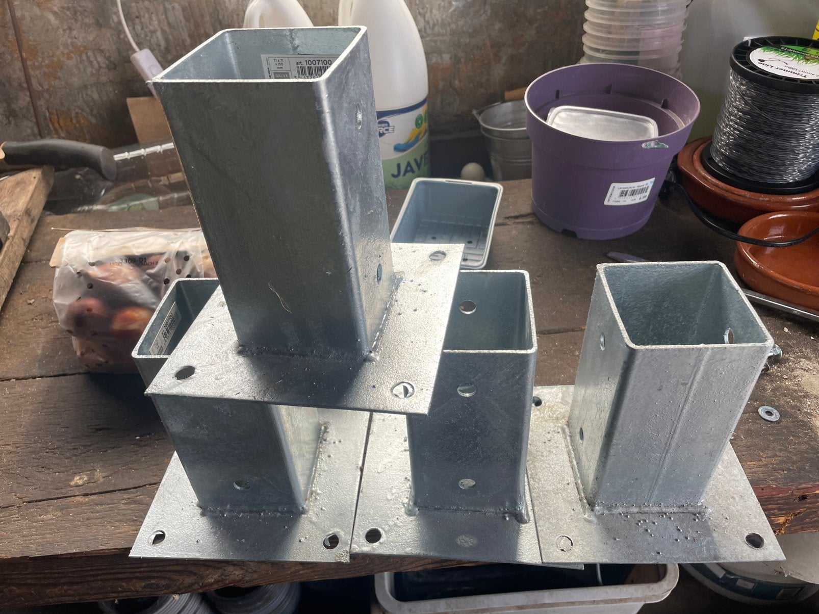 Paalsteunen, Ophalen, Zo goed als nieuw