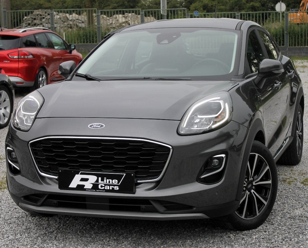 FORD PUMA TITANIUM XENON GPS CUIR SH CHAUFF 12 MOIS GRT, Auto's, Testrit aan huis, Puma, Overige kleuren, Leder en Stof