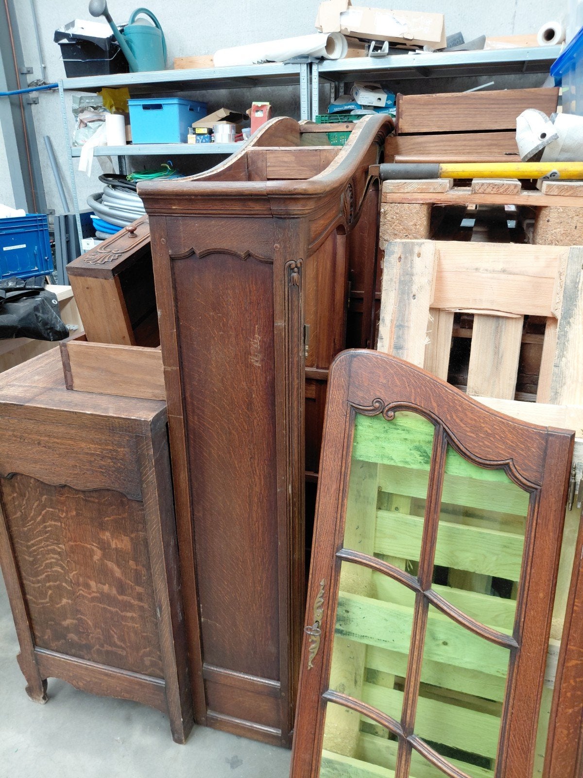 Oude kast, Antiek en Kunst, Antiek | Meubels | Kasten, Ophalen