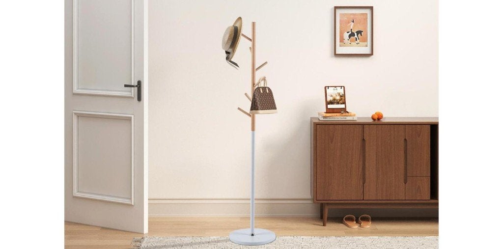 Staande kapstok Viola wit - nieuw, Huis en Inrichting, Verzenden, Nieuw, Staande kapstok