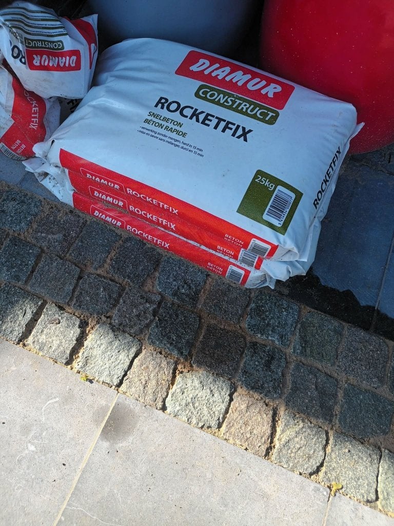 Snelbeton Rocketfix  (3 zakken), Bricolage & Construction, Briques, Enlèvement, Neuf, Autres types