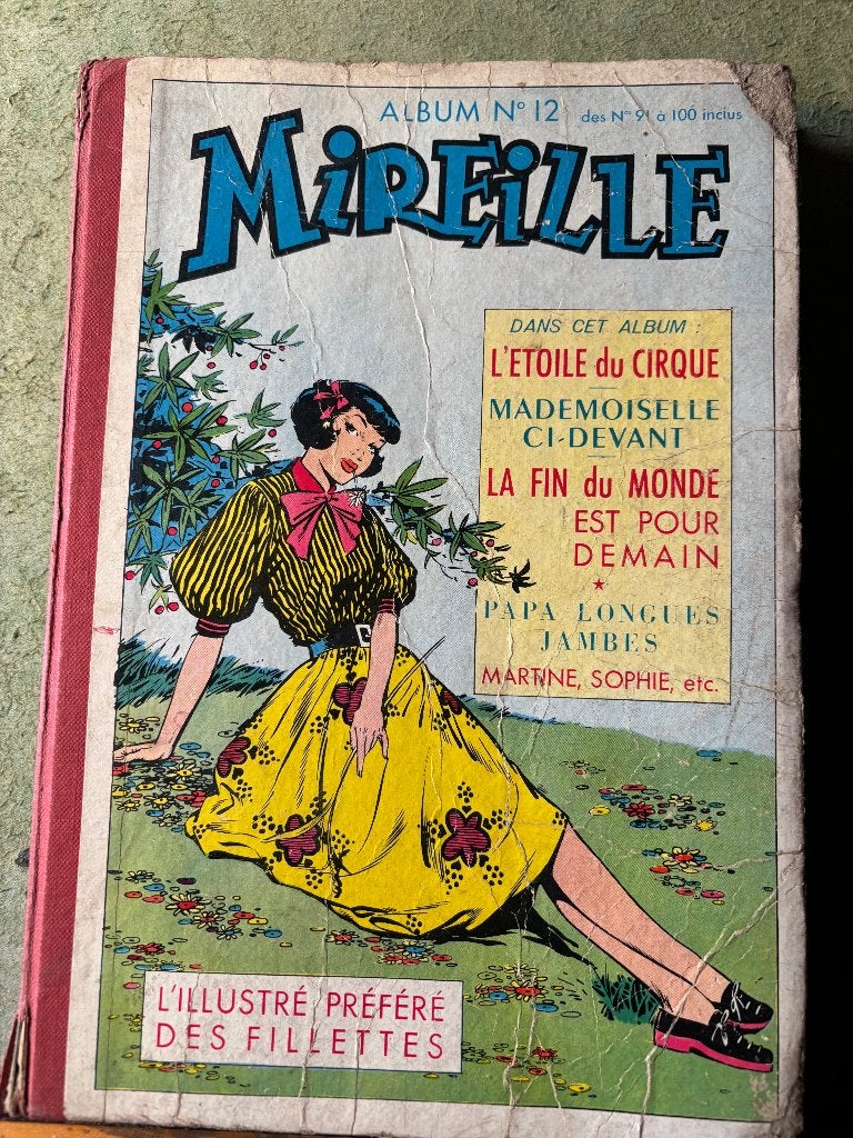 album n 12 Mireille 1955, Enlèvement, Utilisé