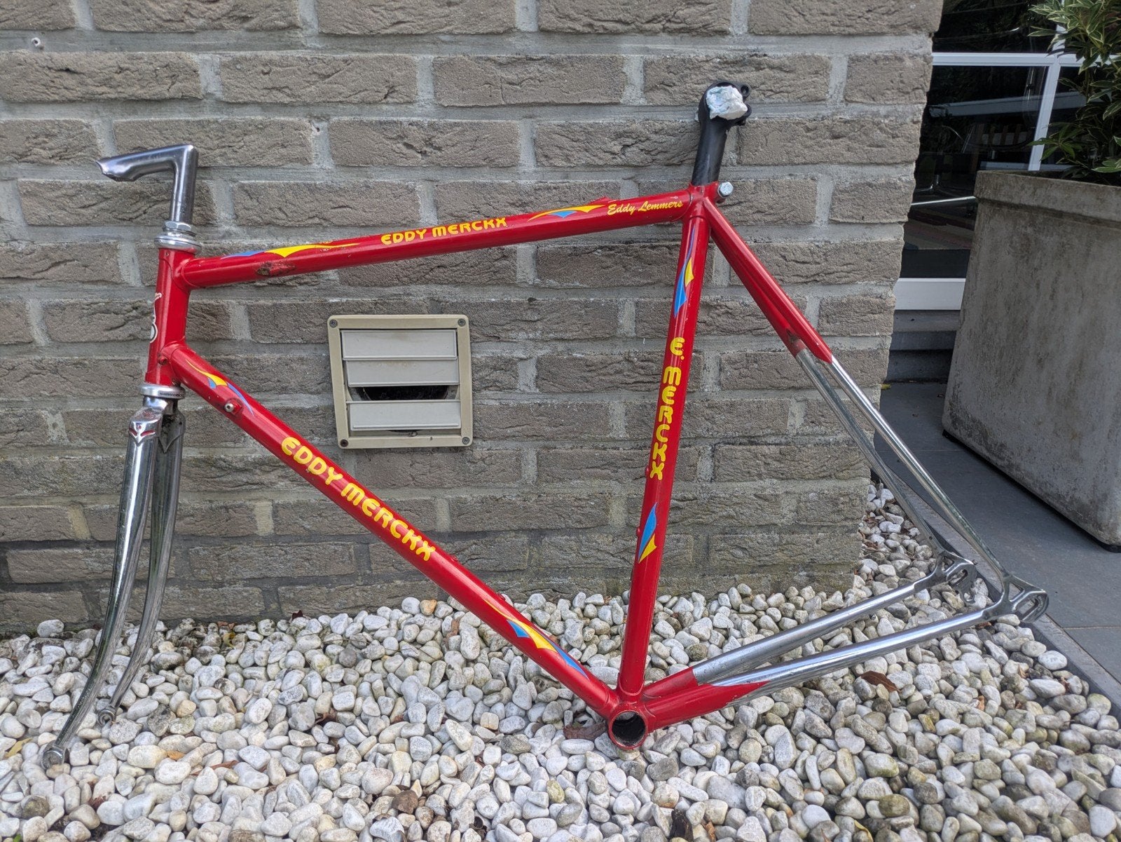 Eddy Merckx frame maat 56, Ophalen, Frame, Gebruikt, Staal