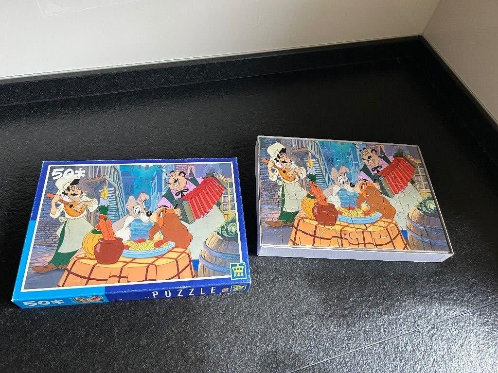 Puzzel van Walt Disney Lady en de vagebond, Ophalen, Gebruikt