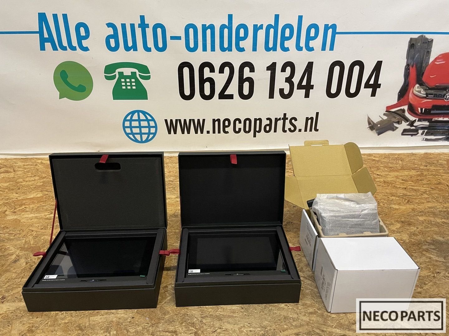 AUDI TV SCHERM HOOFDSTEUN ENTERTAINMENT 4M0051700F NIEUW, Auto diversen, Autoradio's, Ophalen of Verzenden, -, -, -