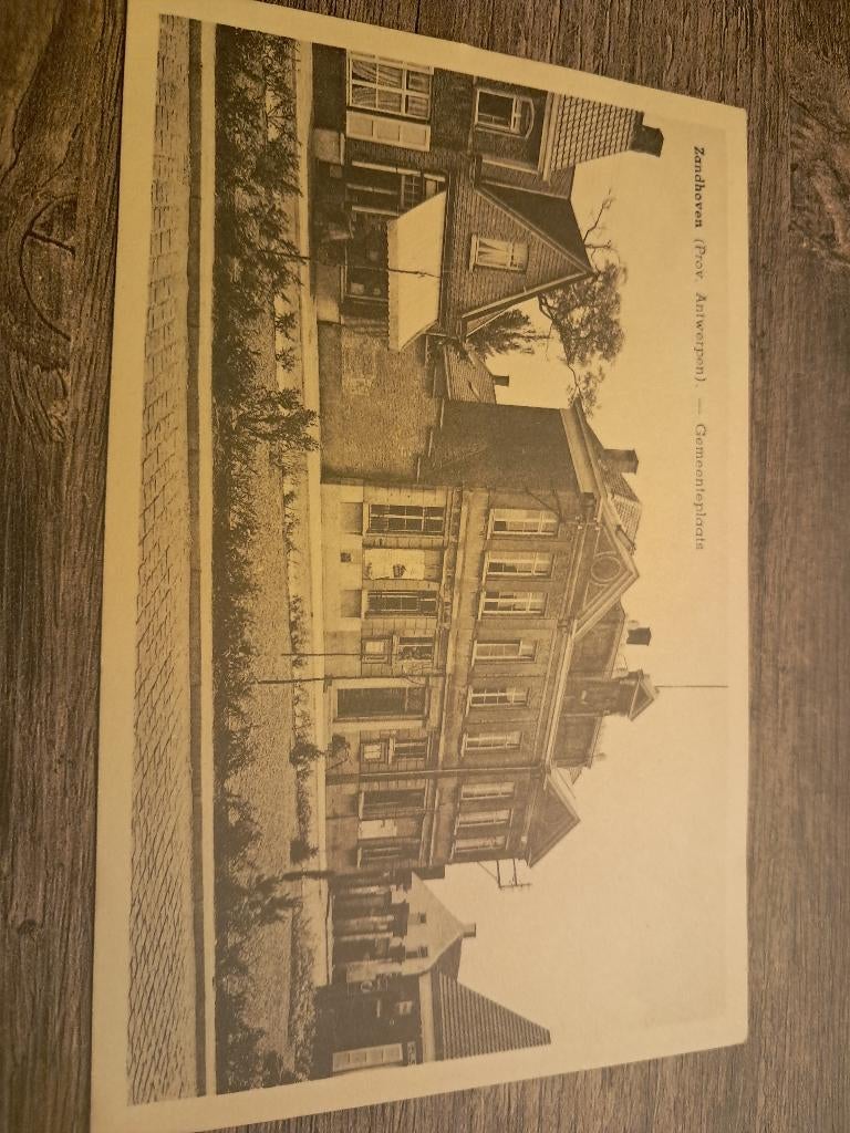 Postkaart Zandhoven, Enlèvement, Anvers