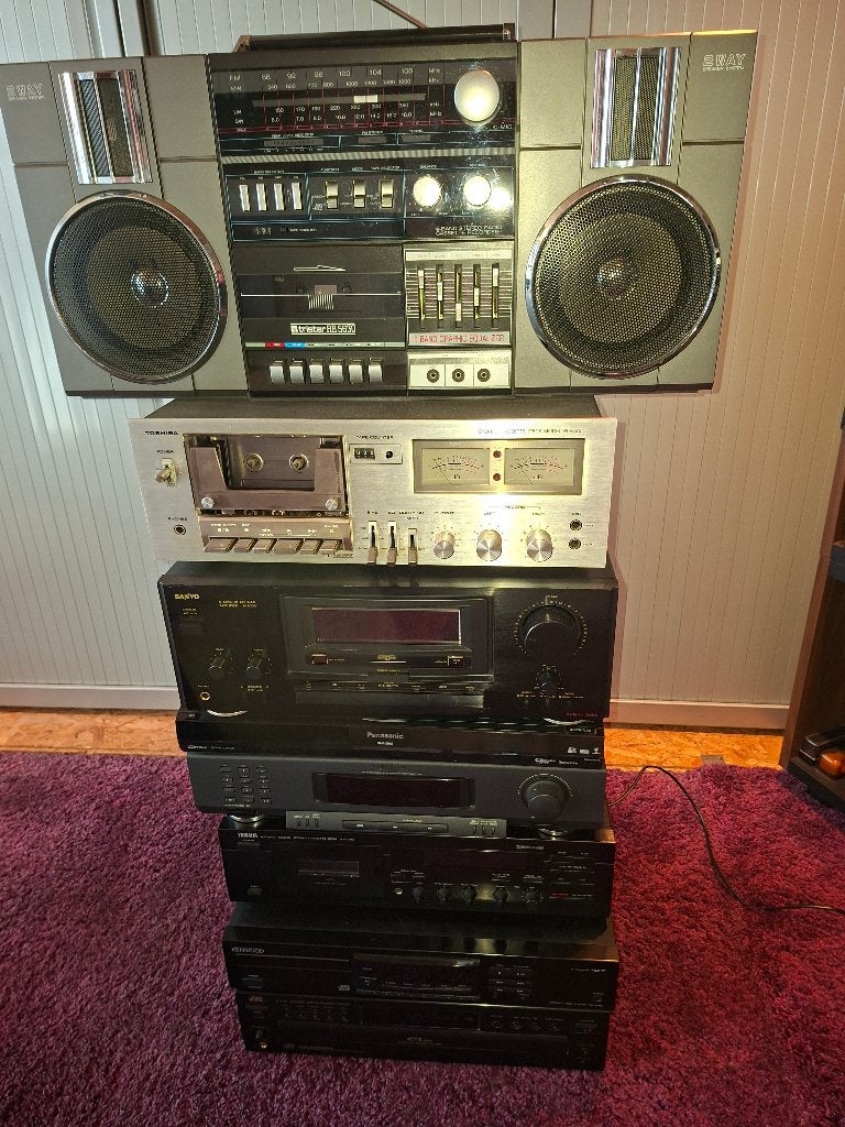 Mooi lot met kleine defecten, Ophalen, Cassettedeck, JVC, Losse componenten