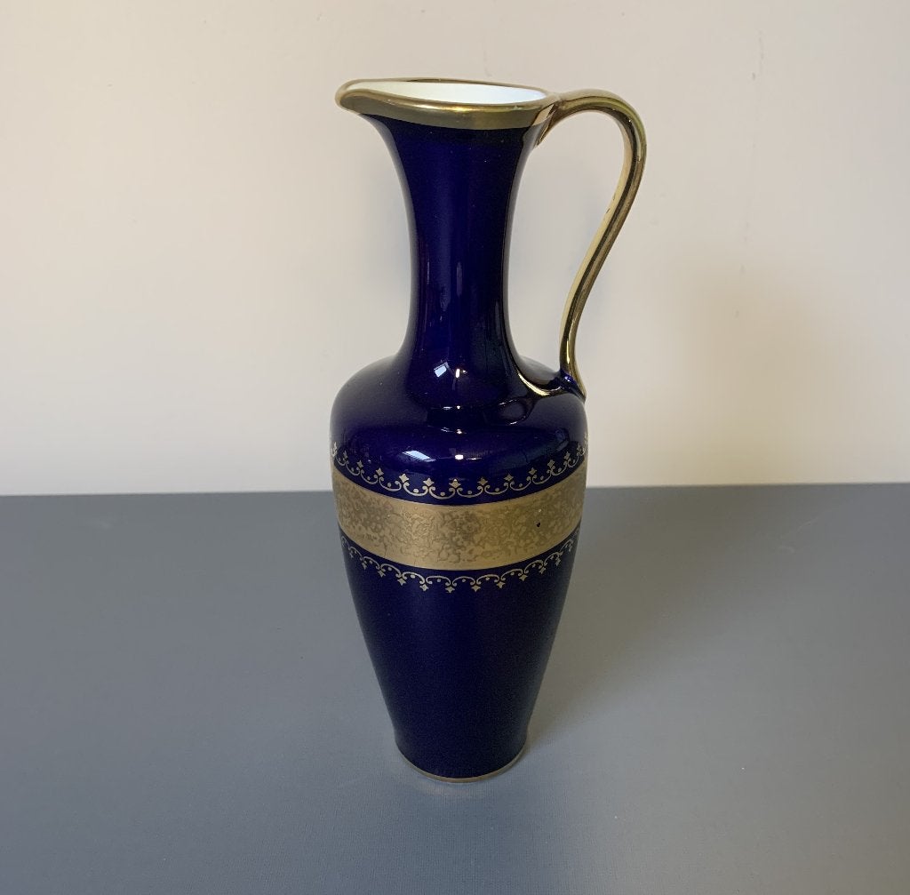 Vintage vaas KPM porselein goud 24kt, Antiquités & Art, Enlèvement ou Envoi