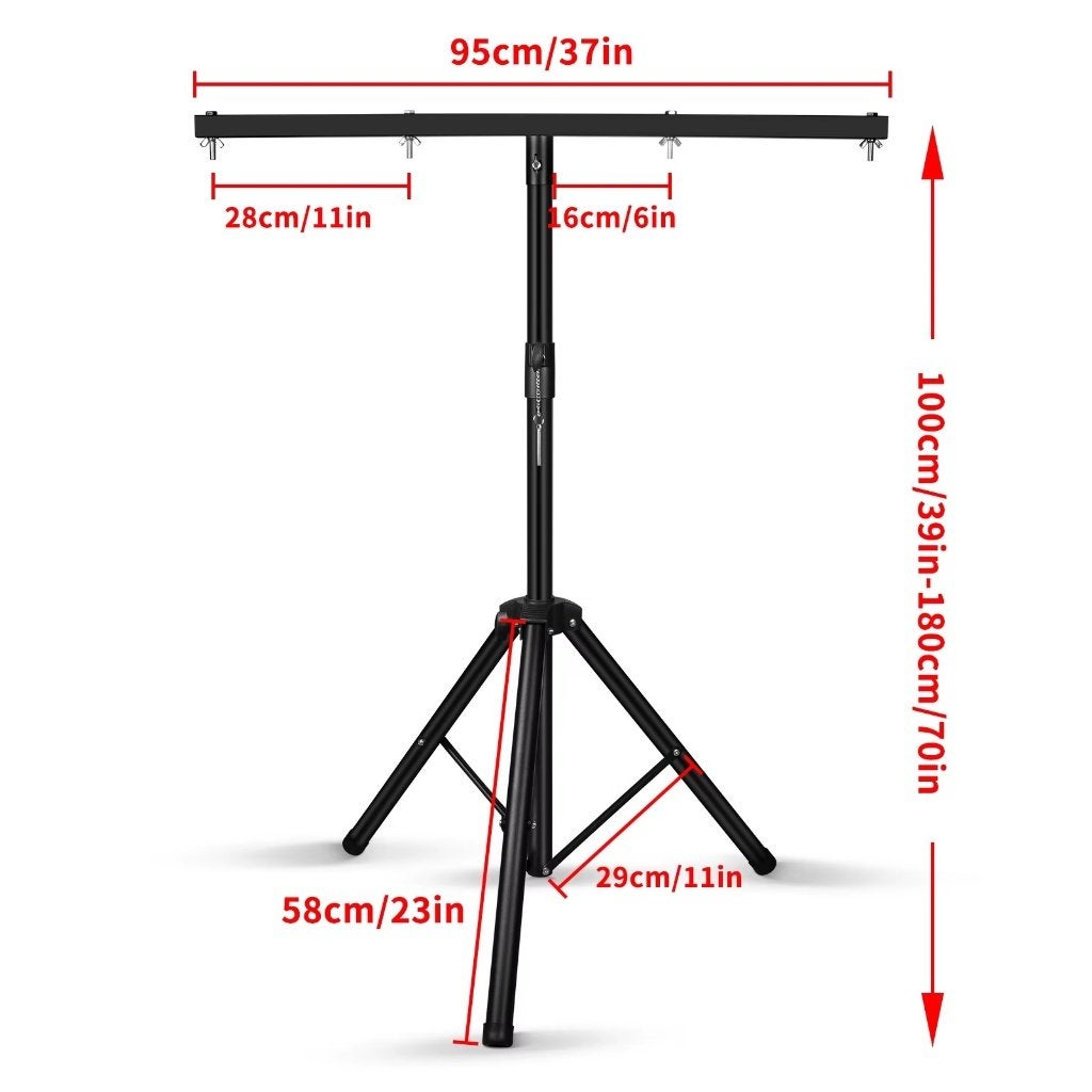 Nouveau support d'éclairage avec barre en T Max 60 kg, Musique & Instruments, Lumières & Lasers, Enlèvement ou Envoi, Neuf, Lumières
