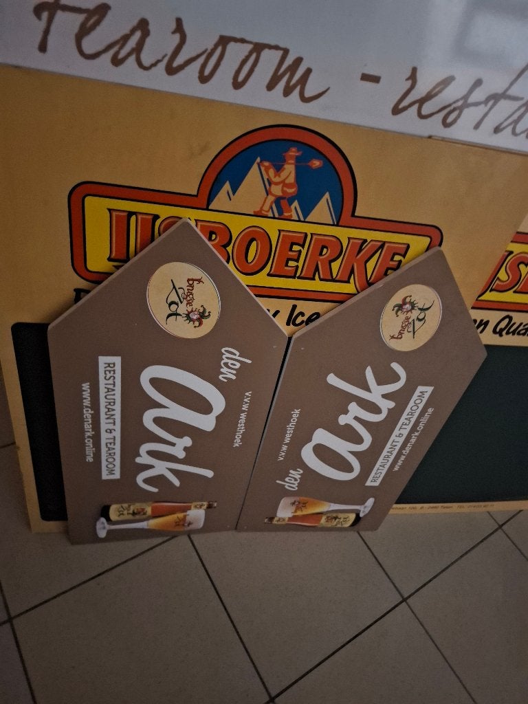 2 Reclame wijzers brugse zot, Ophalen of Verzenden, Nieuw, Reclamebord