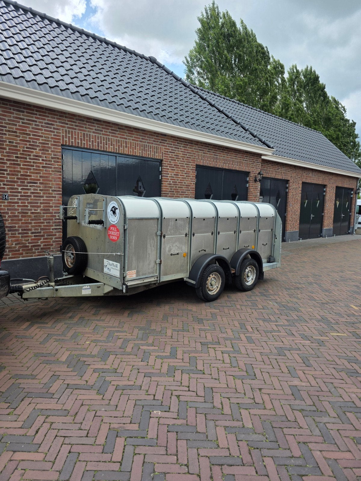 Ifor williams veetrailer, schapentrailer, veewagen, veekar, Ophalen