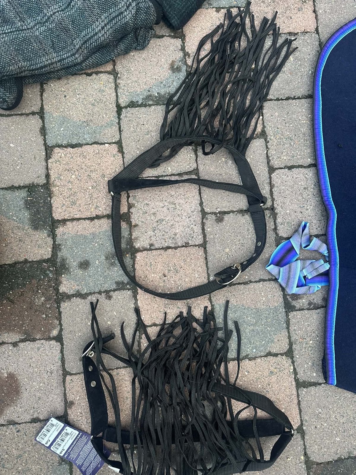 2 vliegenfrontriemen, Dieren en Toebehoren, Ophalen, Zo goed als nieuw, Cob