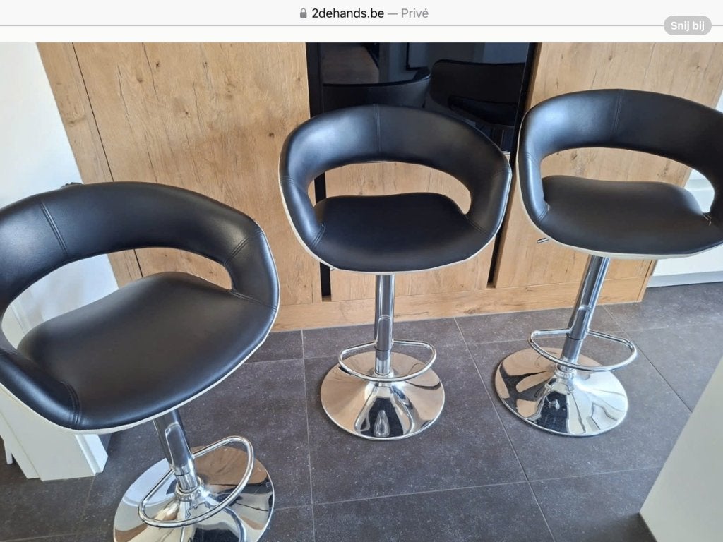 Barkrukken  3 stuk, Ophalen