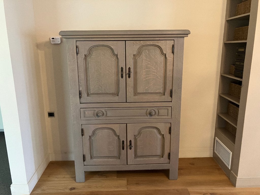 gratis eiken eetkamer, Ophalen, Gebruikt, Eikenhout, Met lade(s)