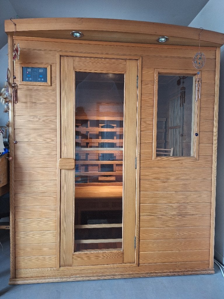 Infraroodsauna, Sport en Fitness, Ophalen, Gebruikt, Infrarood, Complete sauna