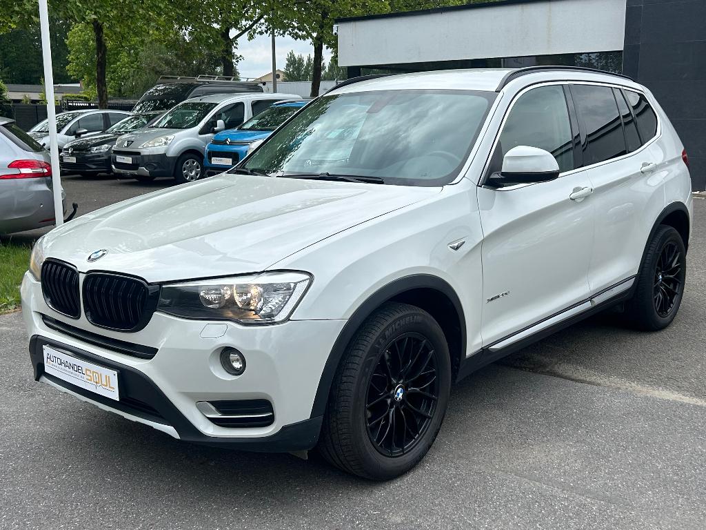 BMW X3 2.0dA xDrive, 2016, 182.870km, €6b, Keuring, Garantie, Autos, BMW, Entreprise, Achat, X3, 4x4, Diesel, Euro 6, SUV ou Tout-terrain