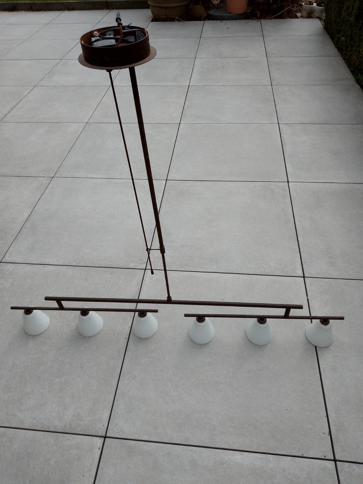 Luster, Huis en Inrichting, Lampen | Spots, Ophalen, Verstelbaar