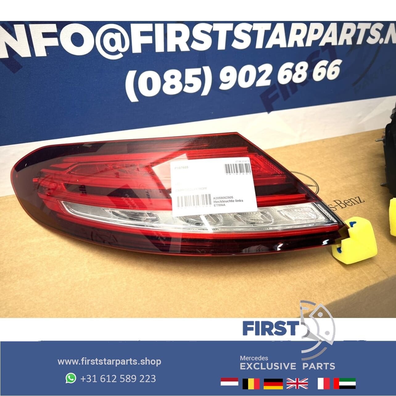 A2059062905 + A2059063005 A205 C205 FACELIFT VOL LED ACHTERL, Utilisé, -, -, Enlèvement ou Envoi