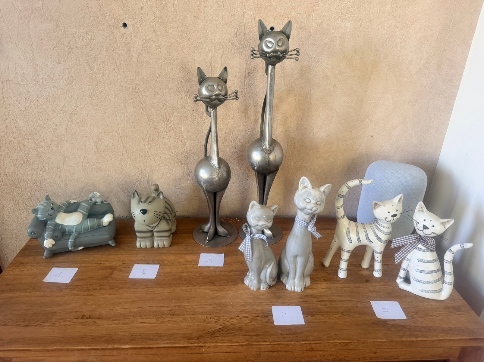 Poezen katten beeldjes, Verzamelen, Ophalen, Zo goed als nieuw