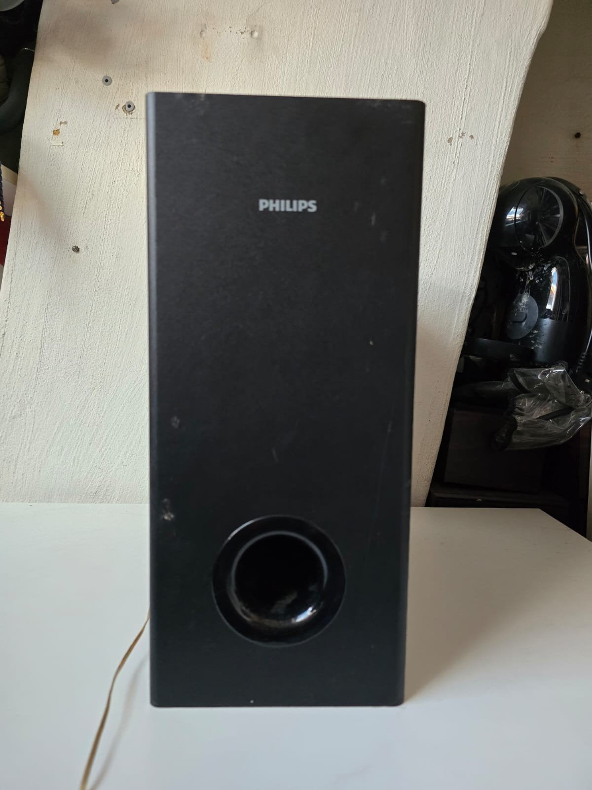 Subwoofer set Philips, Computers en Software, Pc speakers, Ophalen, Zo goed als nieuw, Philips