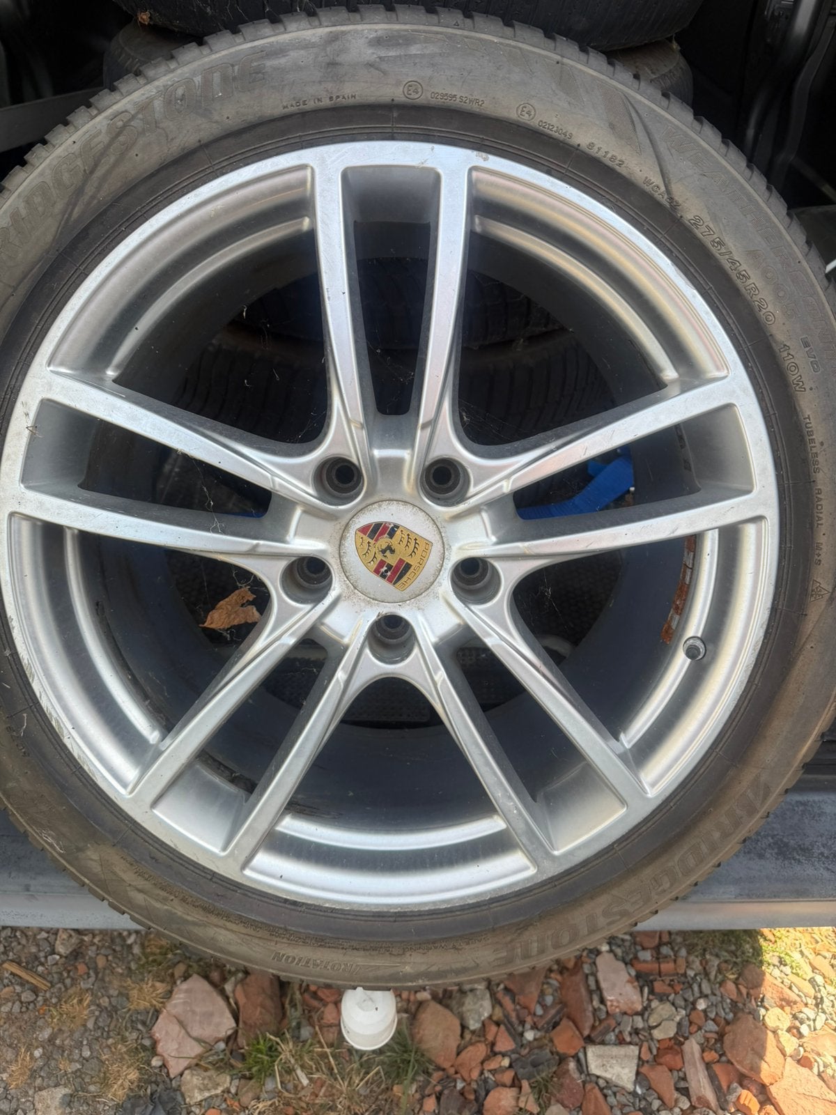 Porsche cayenne originele velgen 275/45/20, Auto-onderdelen, Ophalen, Velg(en)