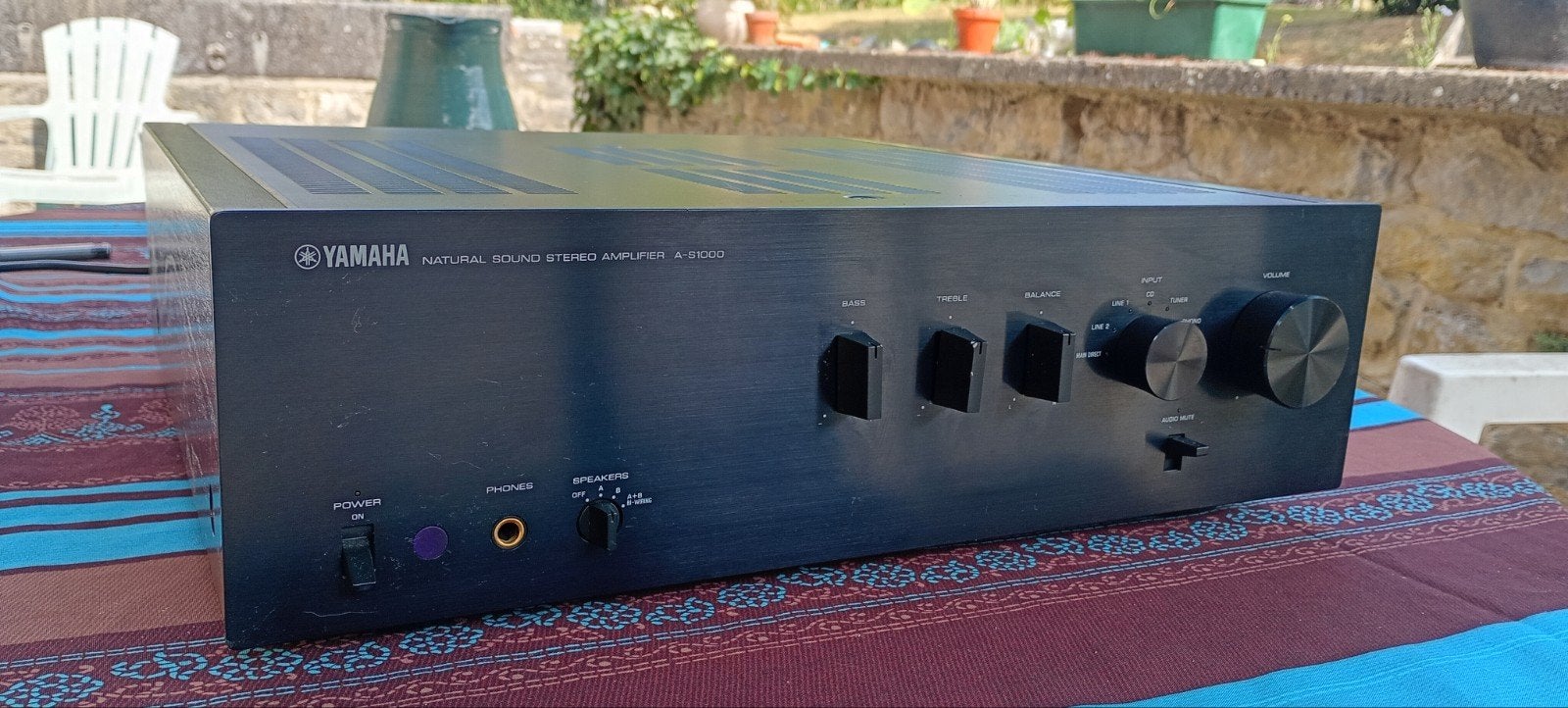 yamaha AS1000, TV, Hi-fi & Vidéo, Amplificateurs & Ampli-syntoniseurs, Yamaha, Comme neuf, Enlèvement, Stéréo