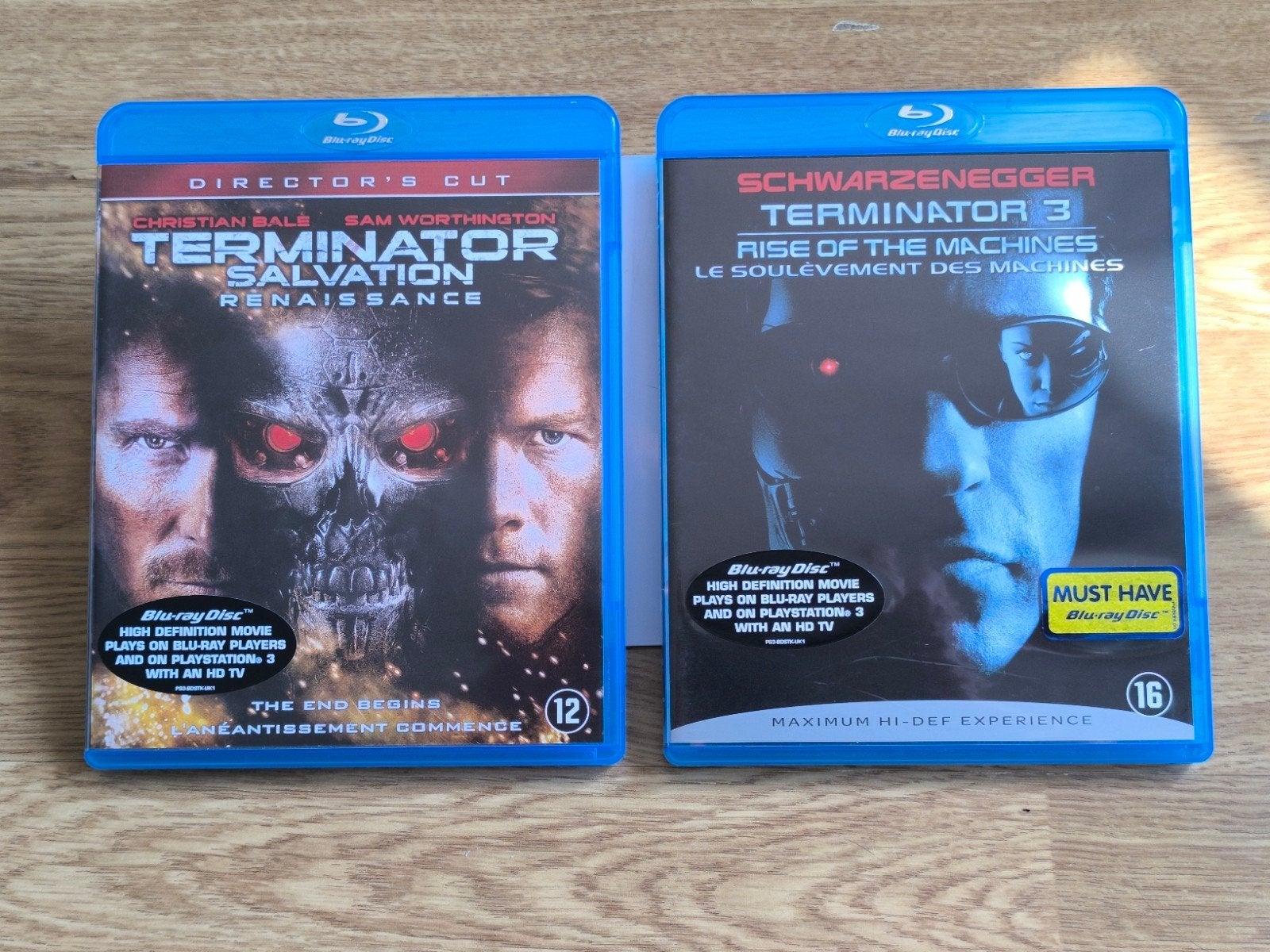 Terminator salvation blu ray - Terminator 3 blu ray- NL/FR., Avec suppléments, Action, Enlèvement ou Envoi, Néerlandais