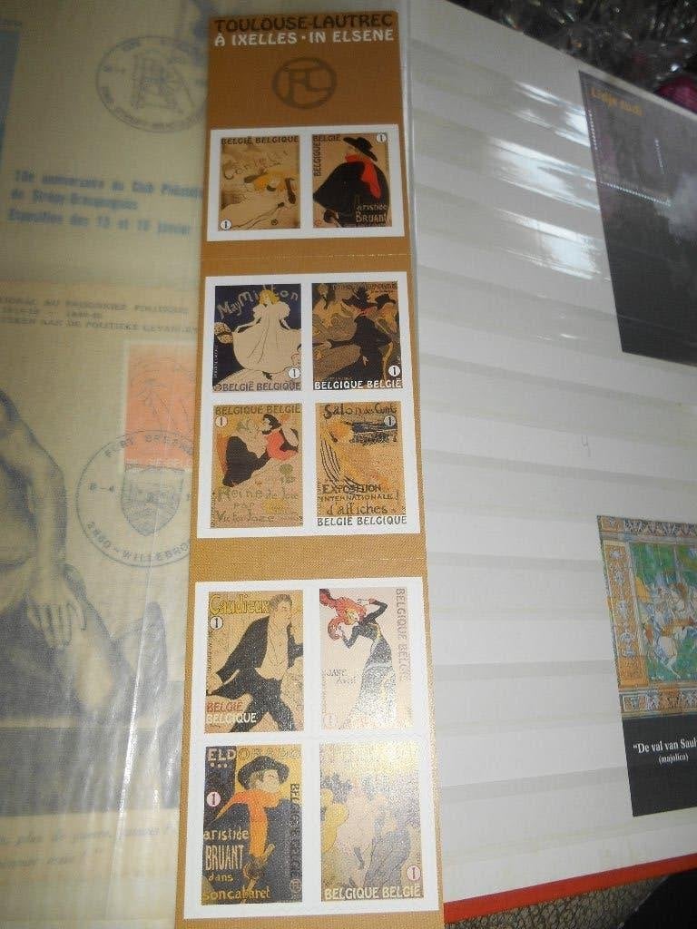 Carnet 10 Timbres Belge Toulouse Lautrec, Enlèvement ou Envoi