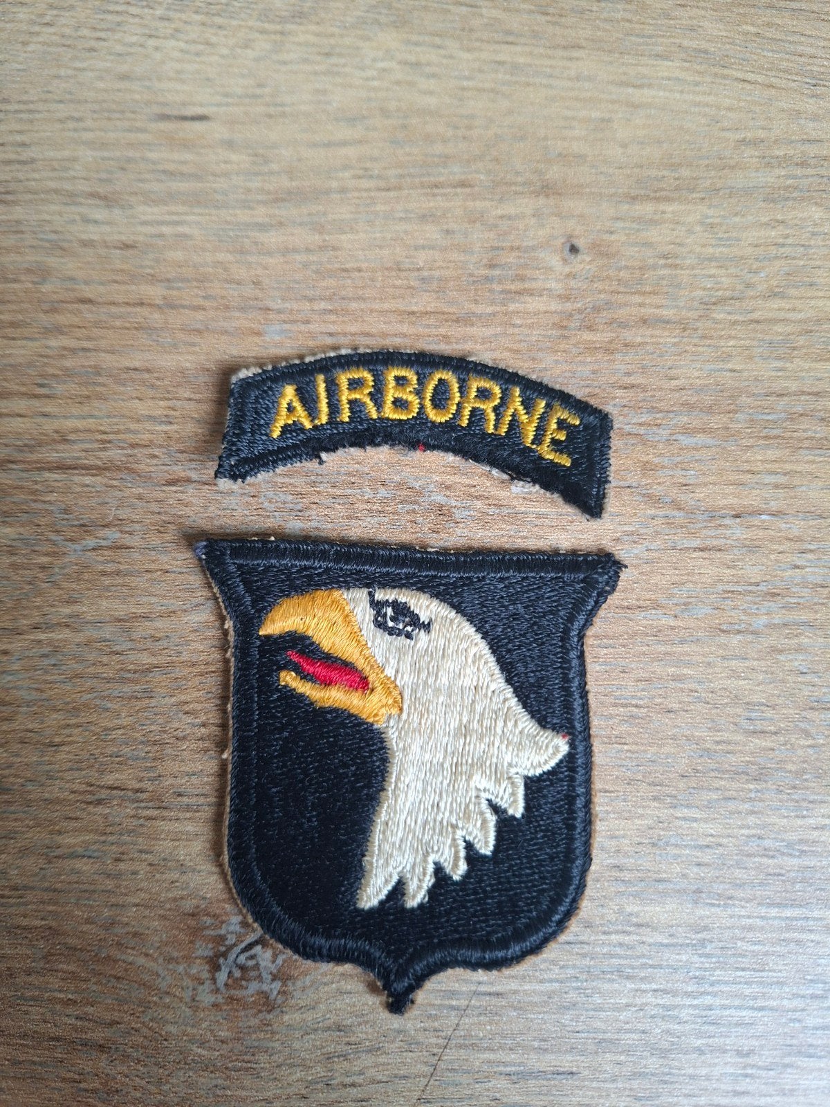 Patch de la 101e division aéroportée américaine WW2, Collections, Enlèvement ou Envoi