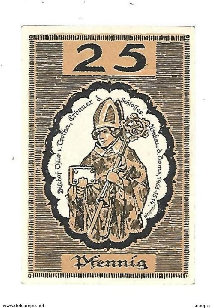 notgeld Merseburg 25 pfennig 884.1/s, Postzegels en Munten, Verzenden, Duitsland, Los biljet