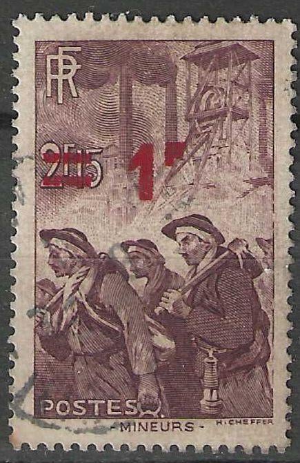Frankrijk 1940/1941 - Yvert 489-494 - Mijnwerkers (PF), Postzegels en Munten, Verzenden, Postfris