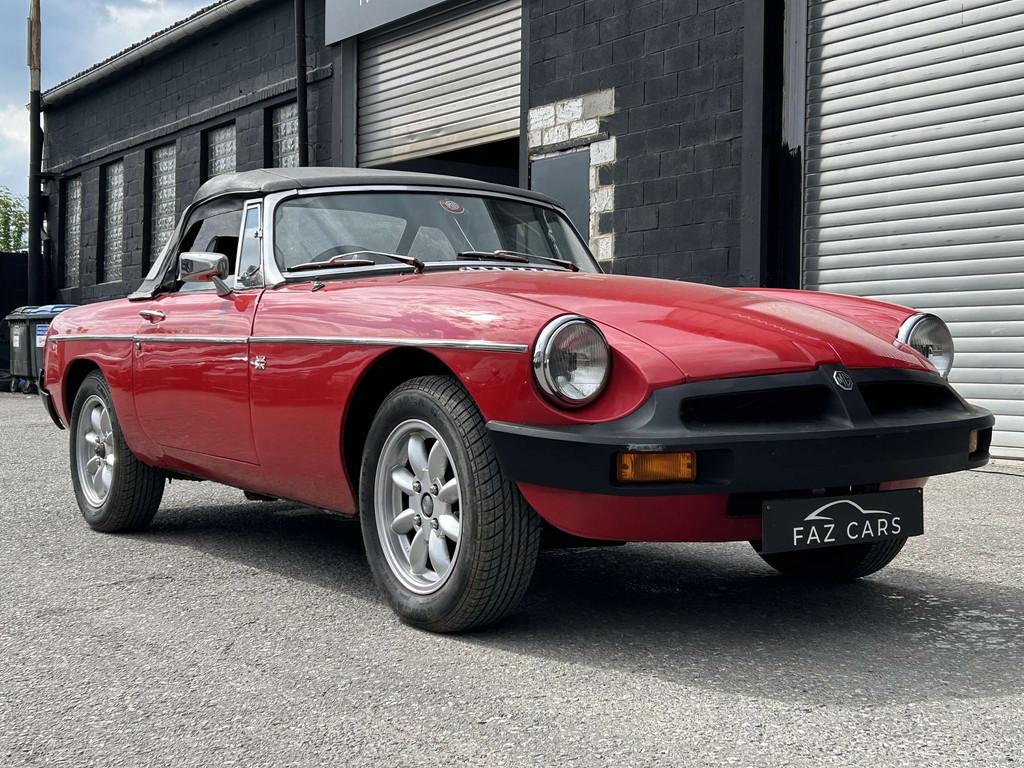 MG B 1.8i Cabriolet, Autos, Rouge, Achat, Entreprise, Boîte manuelle