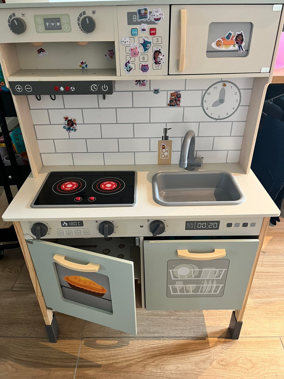 Houten speelkeuken – zeer goede staat Sint Katelijne waver., Ophalen, Gebruikt, Speelkeuken
