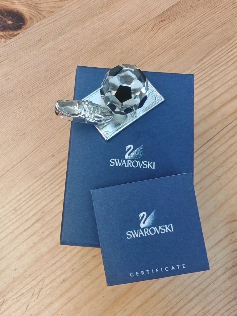 Swarovski beeldje voetbal, Ophalen of Verzenden, Nieuw, Overige typen