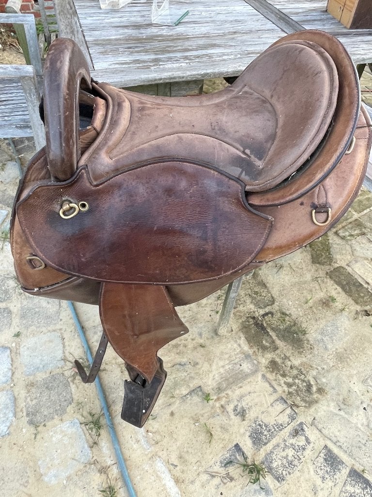 Deuber boomloos zadel, Animaux & Accessoires, Chevaux & Poneys | Selles, Enlèvement, Utilisé, Récréation