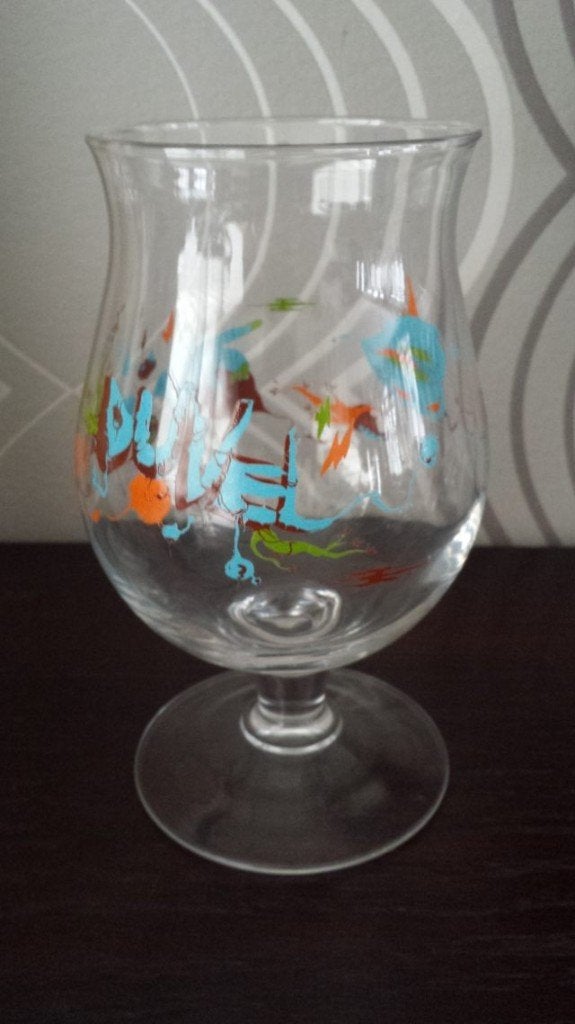 Duvel glas 'Yan Sorgi', Ophalen of Verzenden, Bierglas