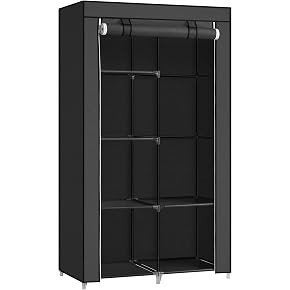 Kledingkast 2-deurs met spiegel (100x50x184 cm), Kleding | Dames, Badmode en Zwemkleding, Verzenden, Zo goed als nieuw