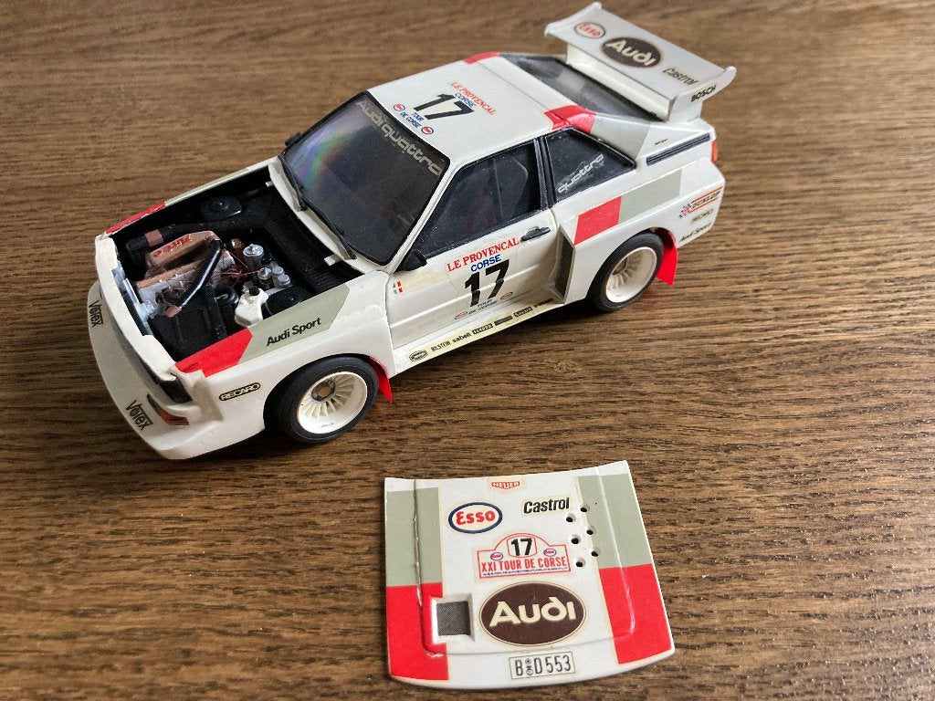 1/24 Audi Quattro, Hobby & Loisirs créatifs, Modélisme | Voitures & Véhicules, Autres marques, Enlèvement ou Envoi, Voiture, Plus grand que 1:32