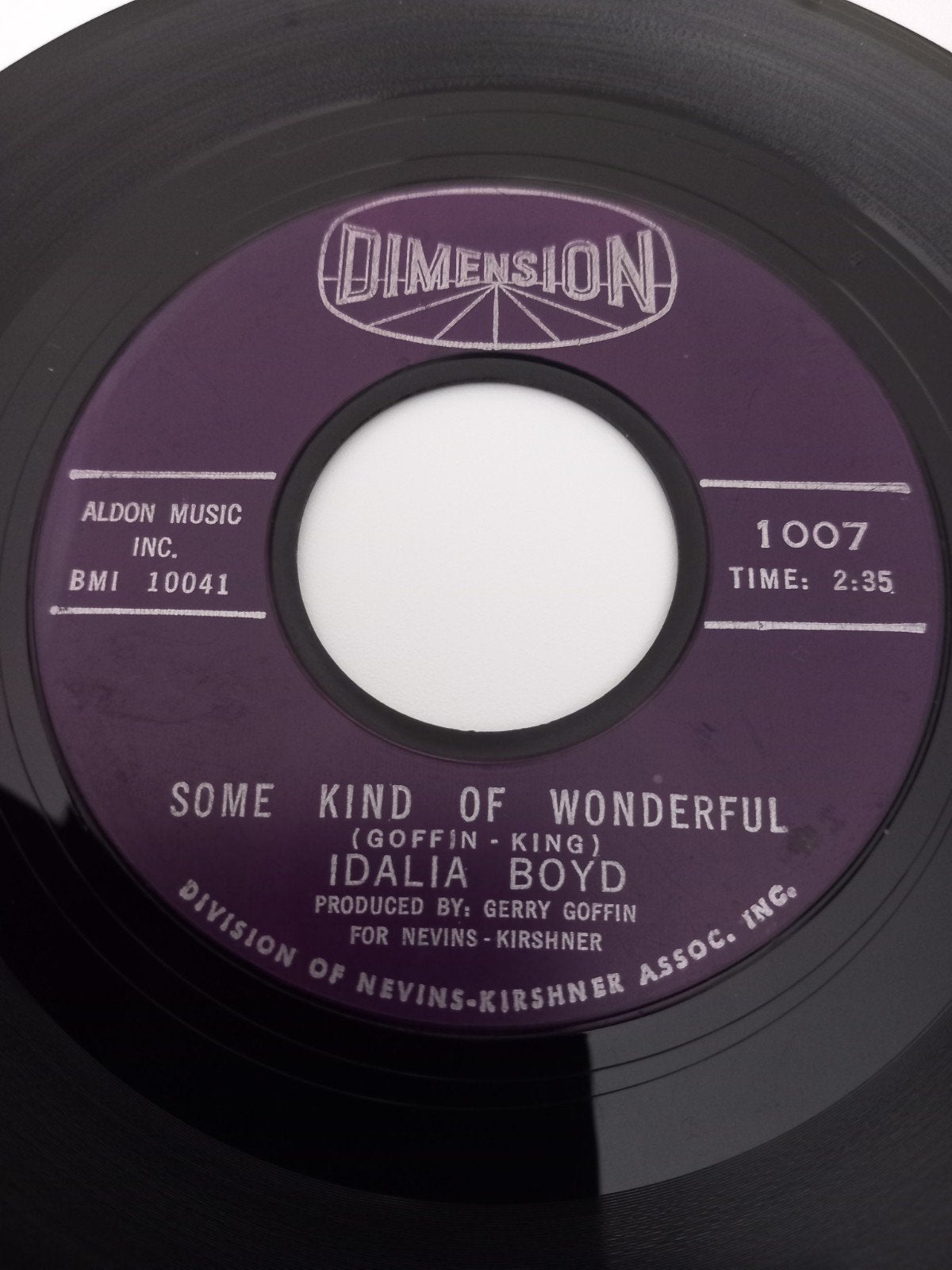 DALIA BOYD . SOME KIND OF WONDERFUL. 60S USA 45T