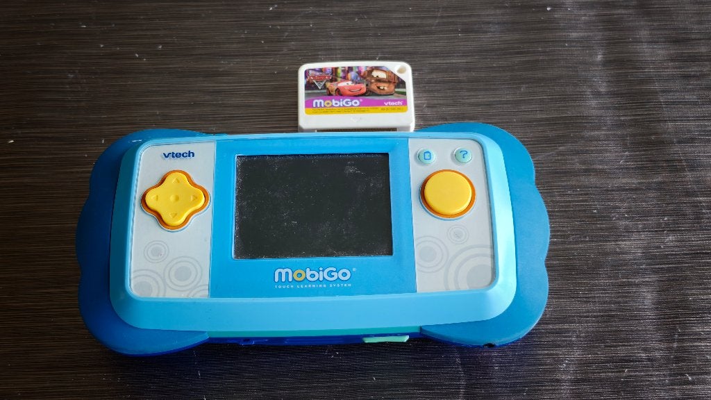 VTech MobiGo Touch Learning System + Disney Cars Game, Ophalen, Gebruikt, 4 tot 6 jaar
