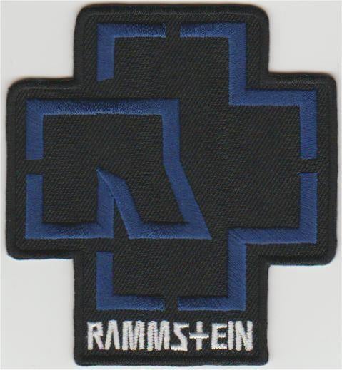 Rammstein stoffen opstrijk patch embleem #3, Verzamelen, Verzenden, Nieuw, Kleding
