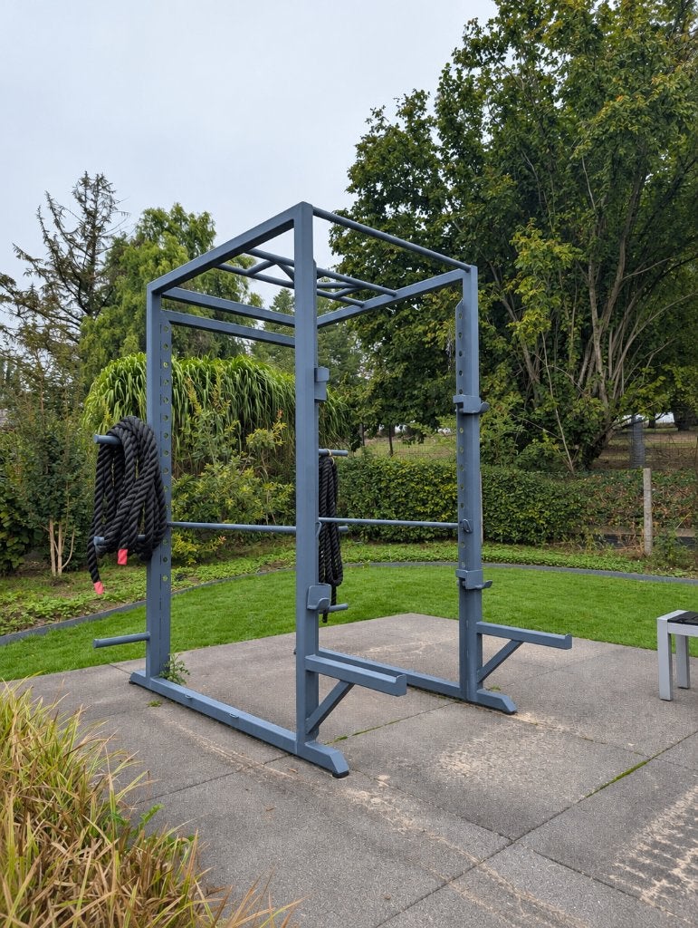 Stevig fitnessrek / power rack / CrossFit rek, Sport en Fitness, Ophalen, Benen, Overige typen, Zo goed als nieuw