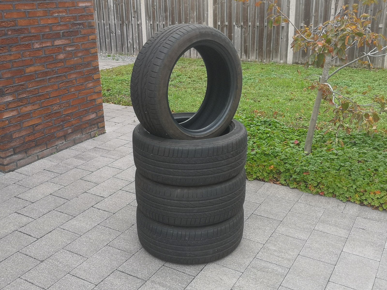 Bridgestone Potenza 225/45 R17 banden, Ophalen, Gebruikt, 17 inch, Band(en)