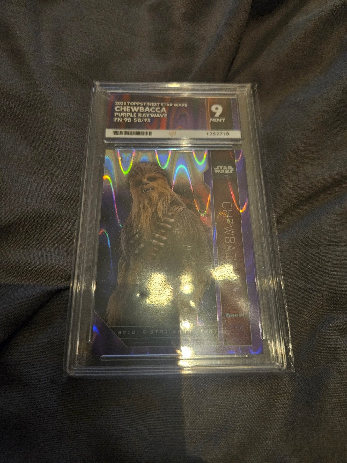 topps chewbacca star wars, Ophalen of Verzenden